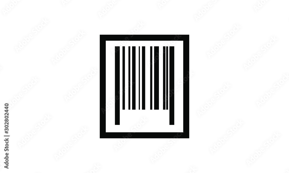 barcode icon vector barcode icon vector