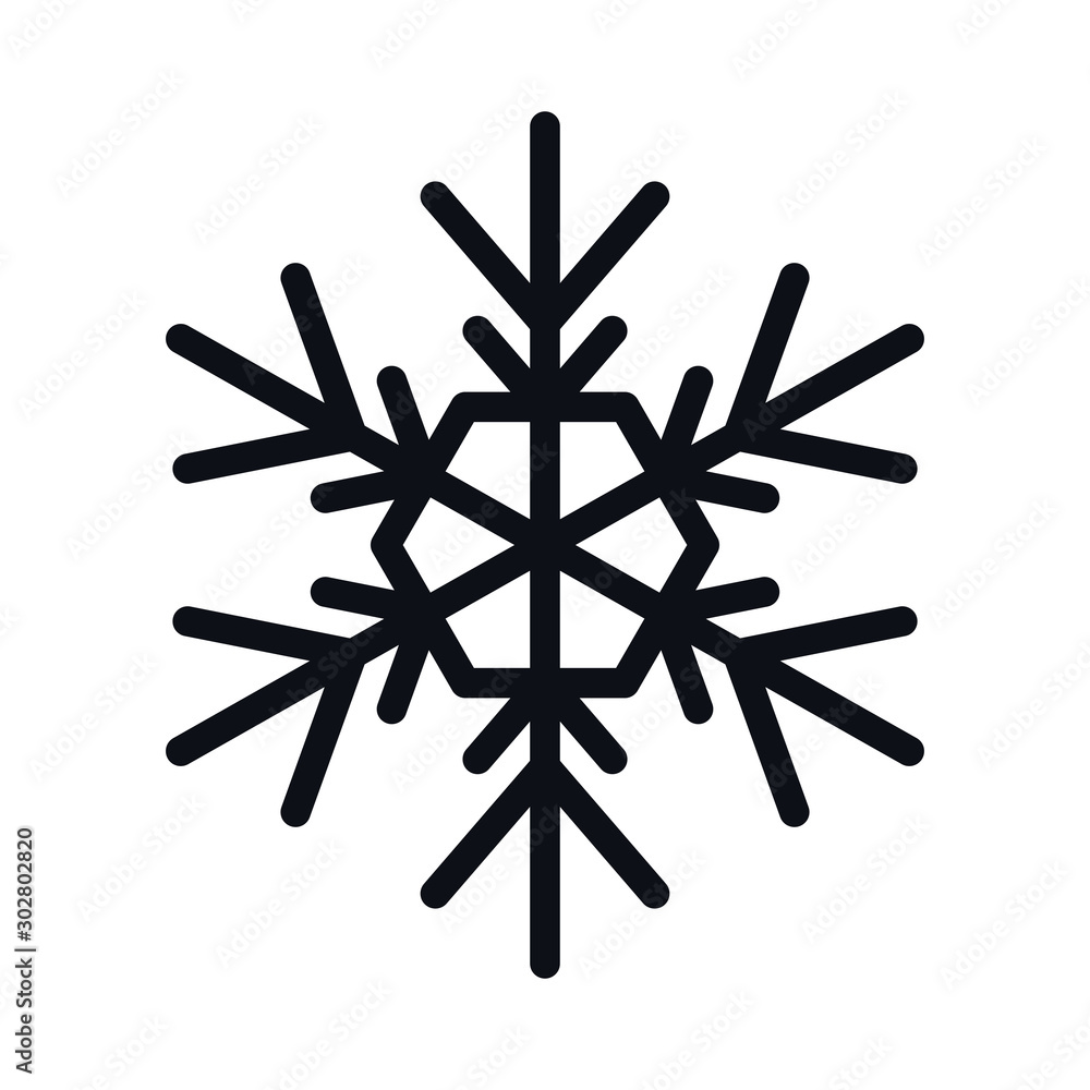 Merry christmas snowflake vector design Merry christmas snowflake vector design
