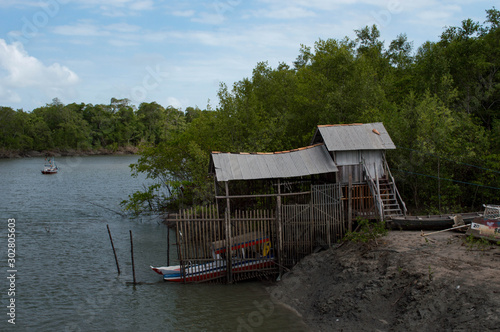 boat on the river