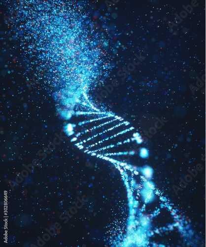 Oxidative DNA Damage Genetic Disorder Molecular Structure photo