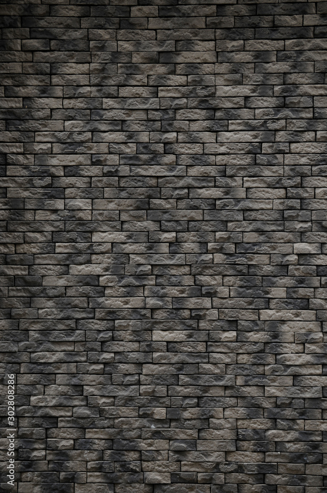 Obraz premium 茶色の石壁