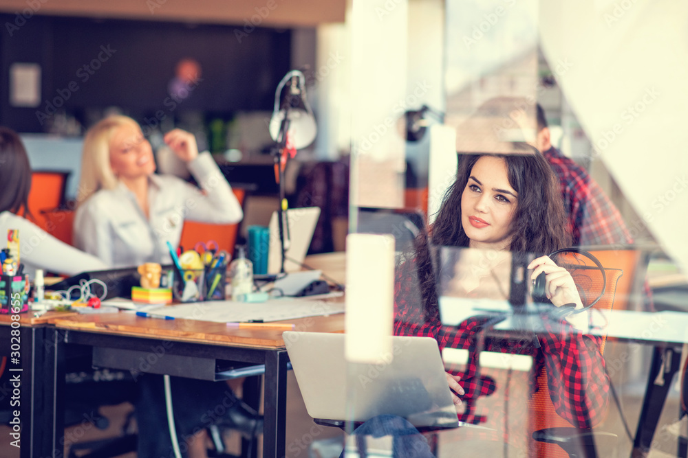 startup business people group working everyday job at modern office startup business people group working everyday job at modern office