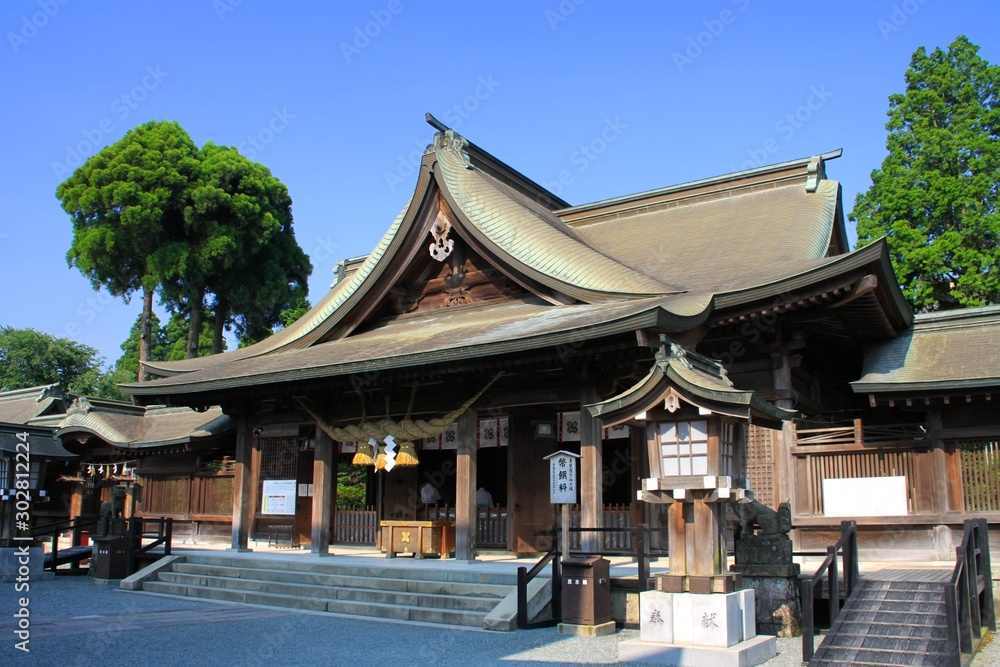 Naklejka premium 阿蘇神社