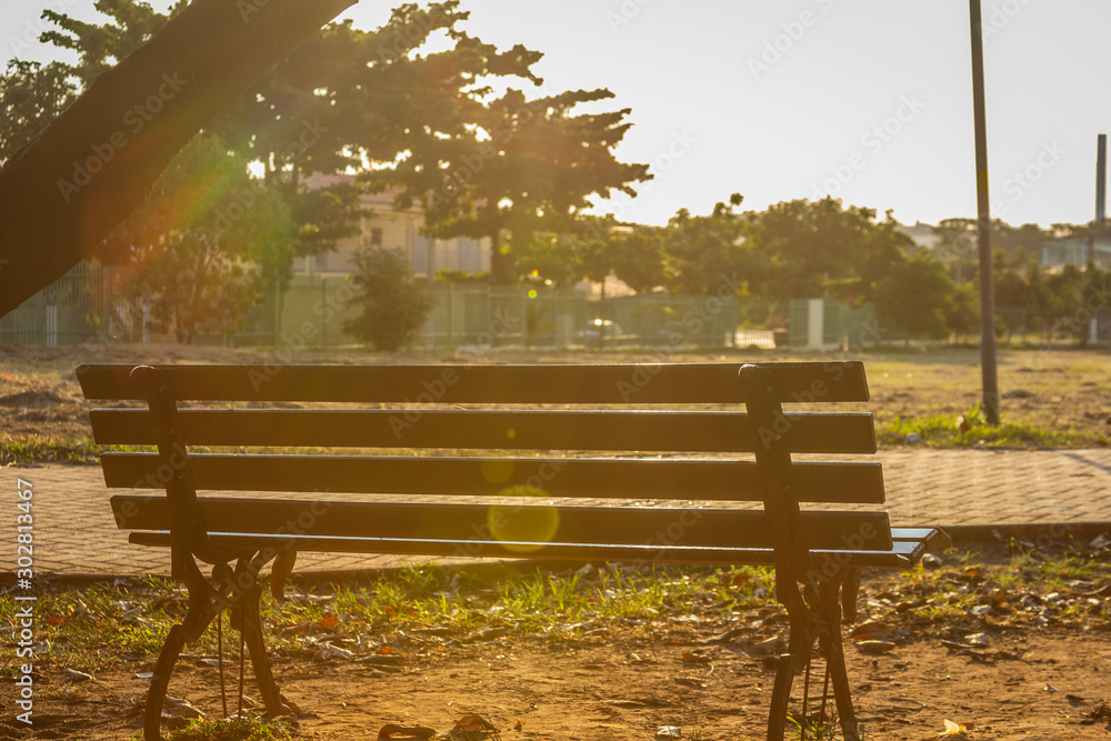 Fototapeta premium bench in the park