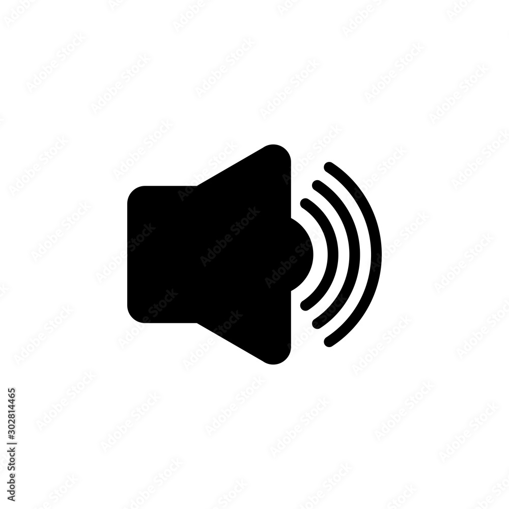 Volume icon isolated on white background. Vector illustration. EPS 10 Volume icon isolated on white background. Vector illustration. EPS 10