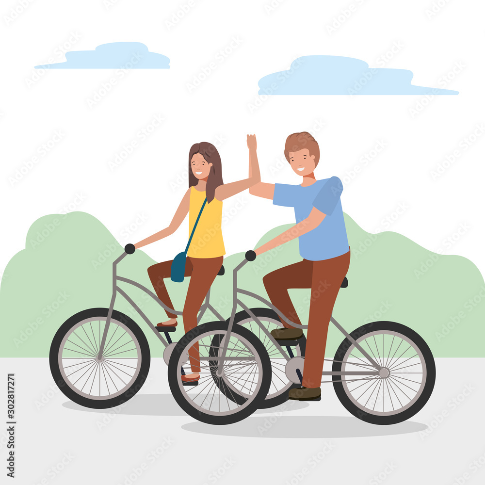Couple of woman and man vector design Couple of woman and man vector design