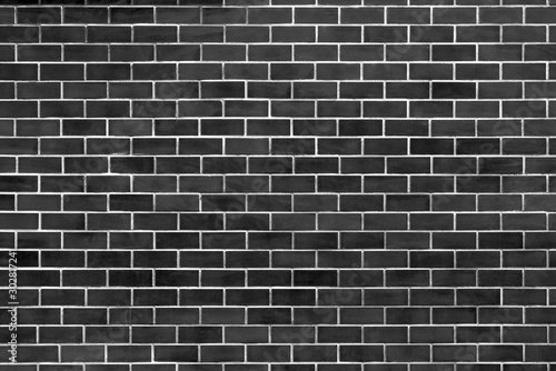 Wallpaper Mural black brick wall construction for background Torontodigital.ca