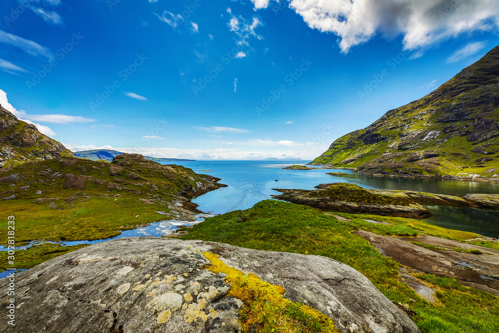 Fototapeta premium Beautiful scenic landscape of Scotland nature.