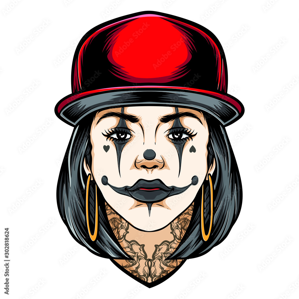 How To Draw A Girl Clown