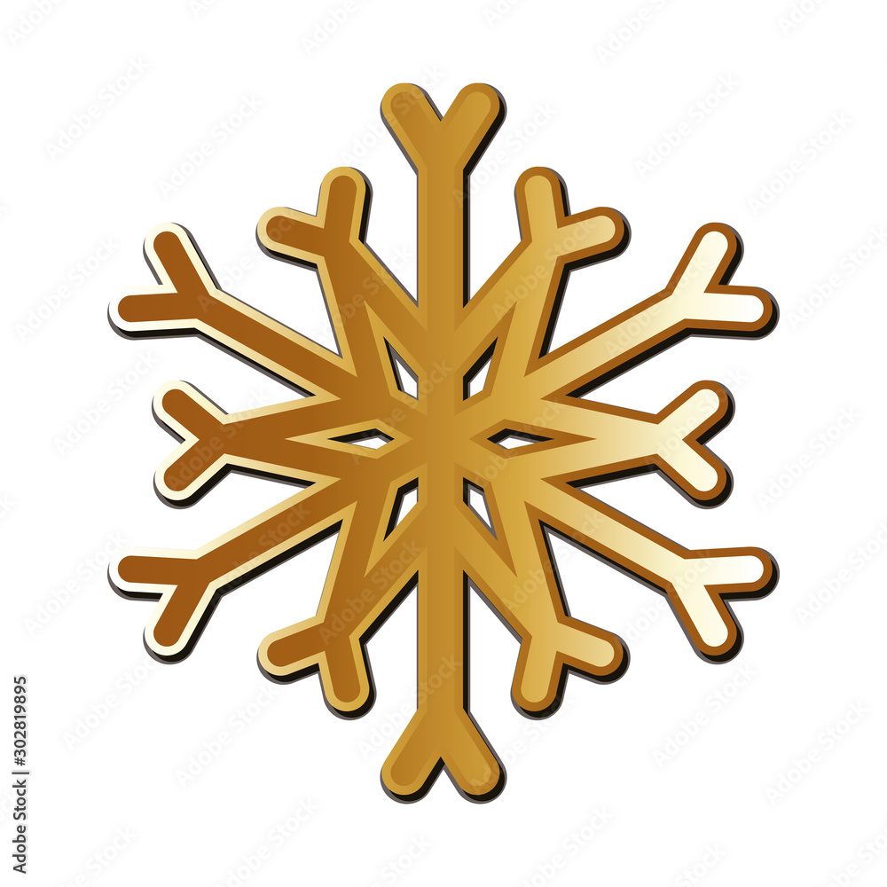 Merry christmas snowflake vector design Merry christmas snowflake vector design