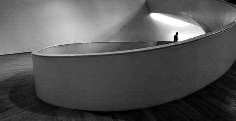 Amazing modern futuristic architecture design for a cool background or a wallpaper