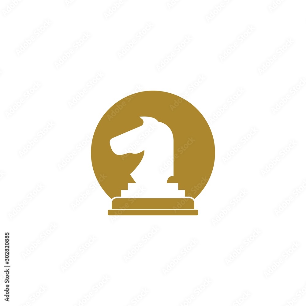 Chess logo template vector icon design Chess logo template vector icon design