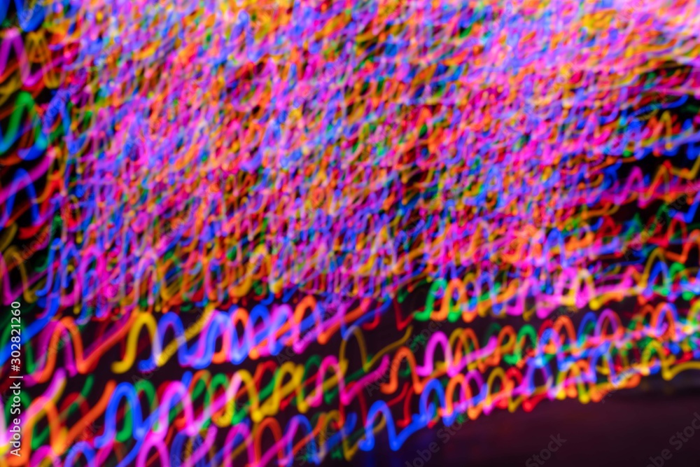 Night light line,abstract background