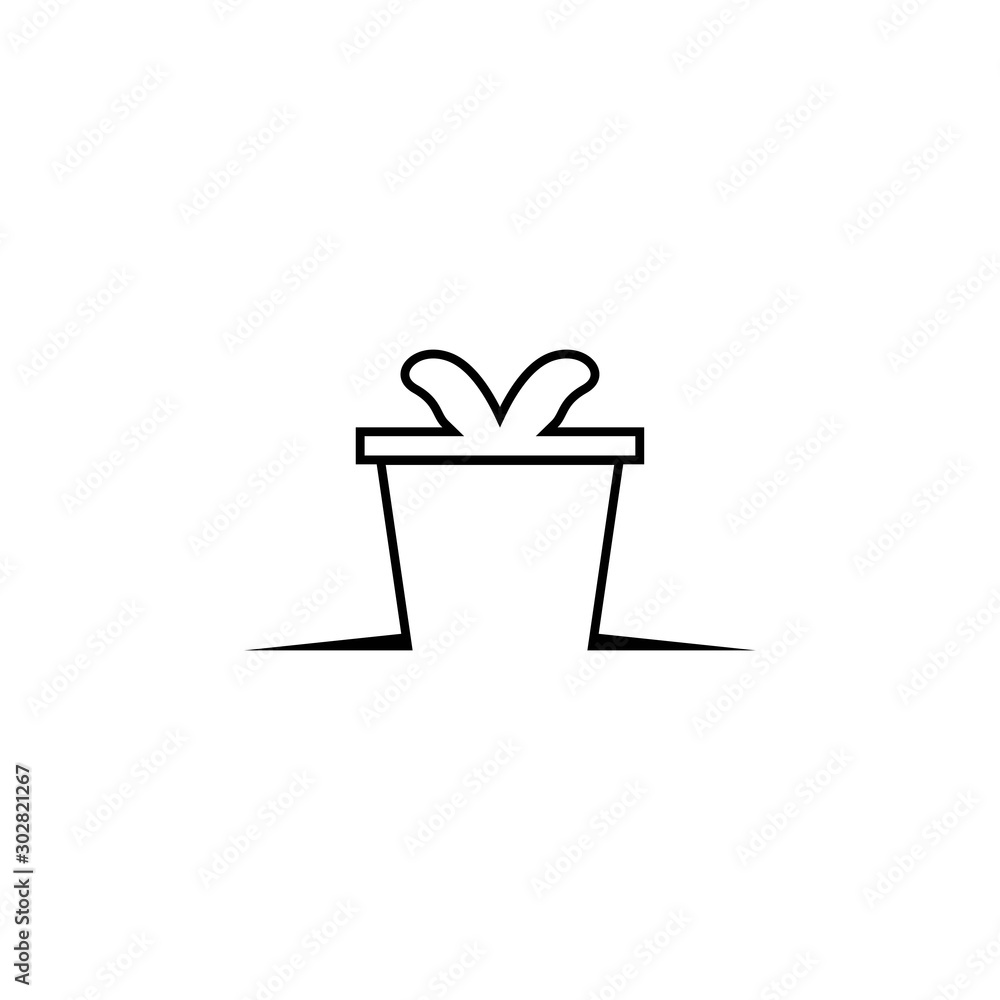 Gift logo templat vector icon design Gift logo templat vector icon design
