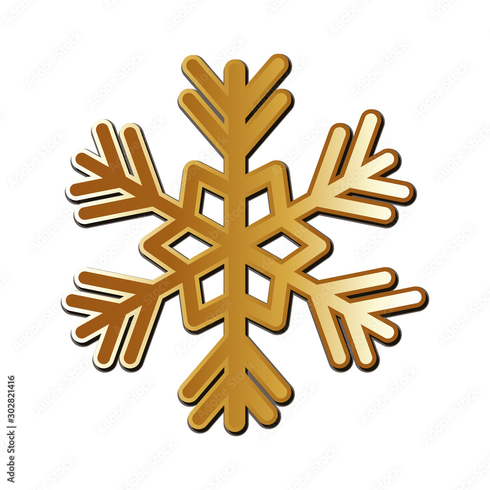 Merry christmas snowflake vector design Merry christmas snowflake vector design