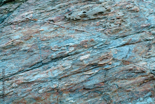 Foto closeup colorful igneous rock background