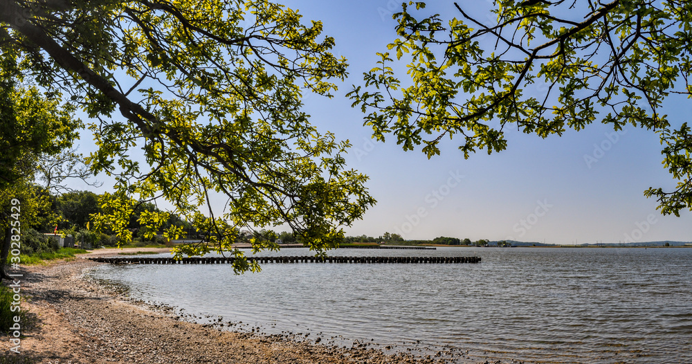 Großer Jasmunder Bodden, Lietzow, Insel Rügen Großer Jasmunder Bodden, Lietzow, Insel Rügen