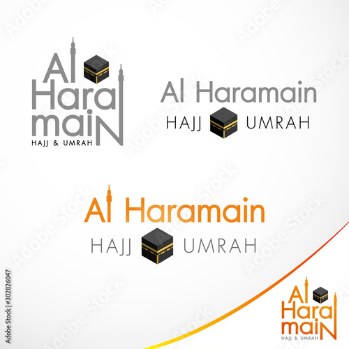 Al Haramain Hajj and Umrah logo design