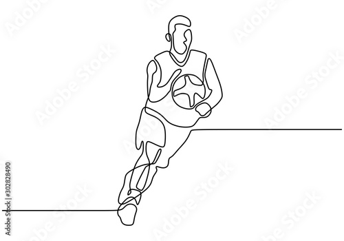 Continuous one line drawing...