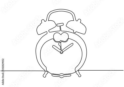 Alarm clock continuous one ...