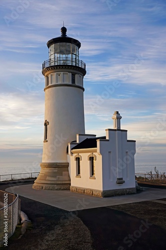 Newly restored North Head Lighthouse in Washington State