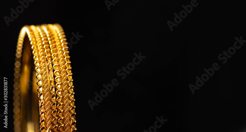 Gold bangles / wedding bangles / Traditional gold bangles - Indian tradition 