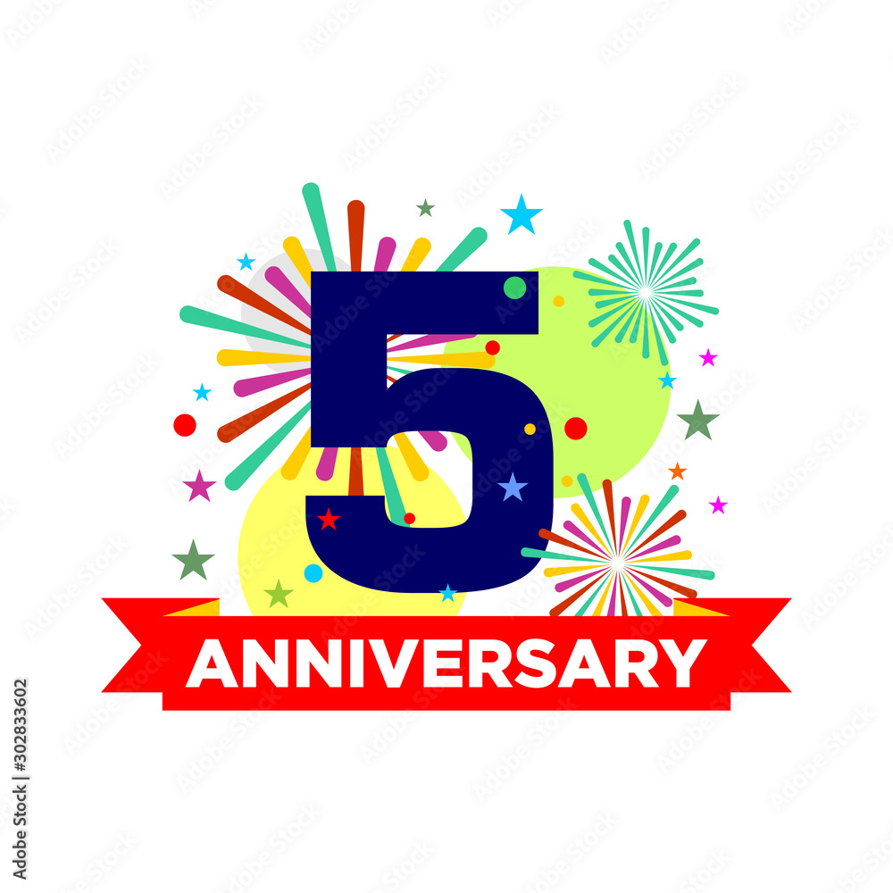 Anniversary Modern Stamp Seal for Birthday Wedding Party Anniversary Modern Stamp Seal for Birthday Wedding Party