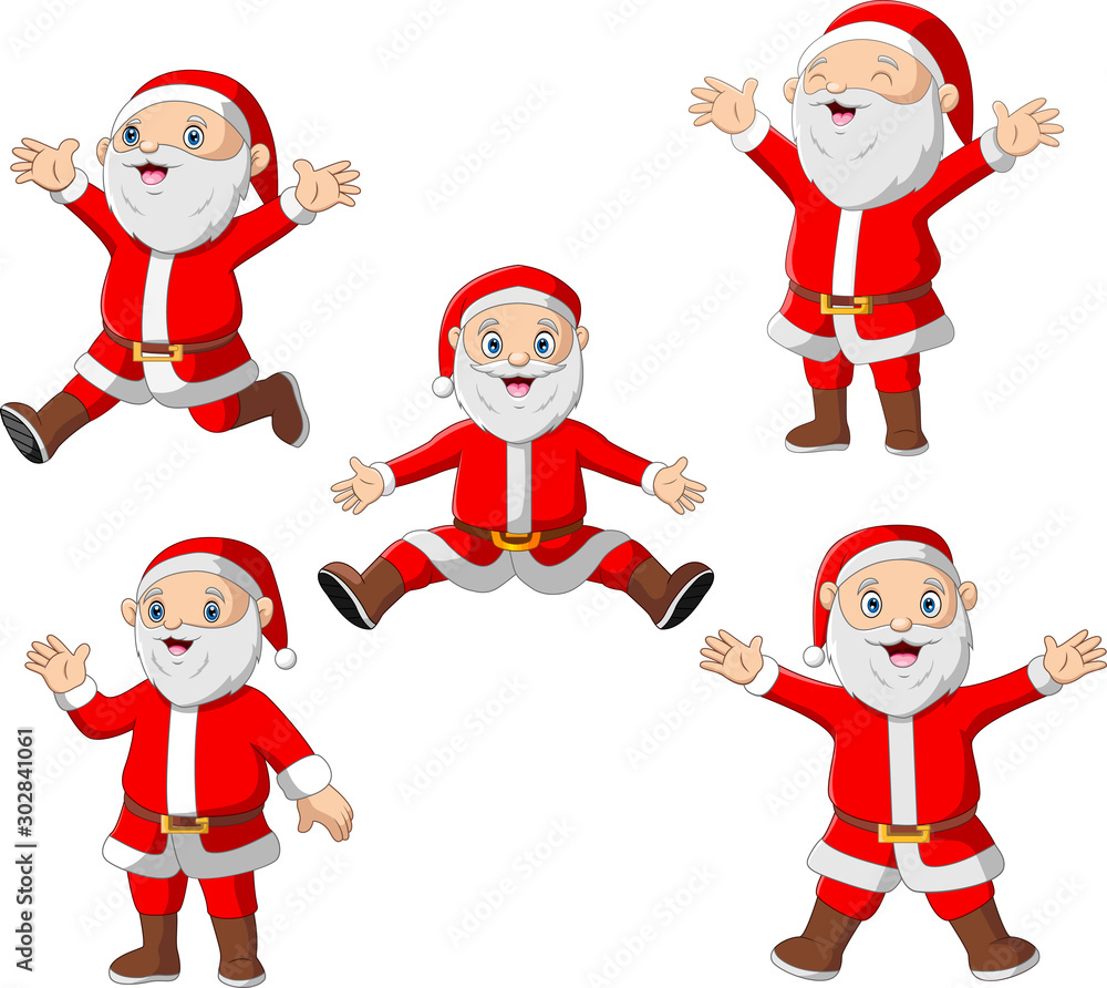 Collection of Christmas Santa Claus Collection of Christmas Santa Claus