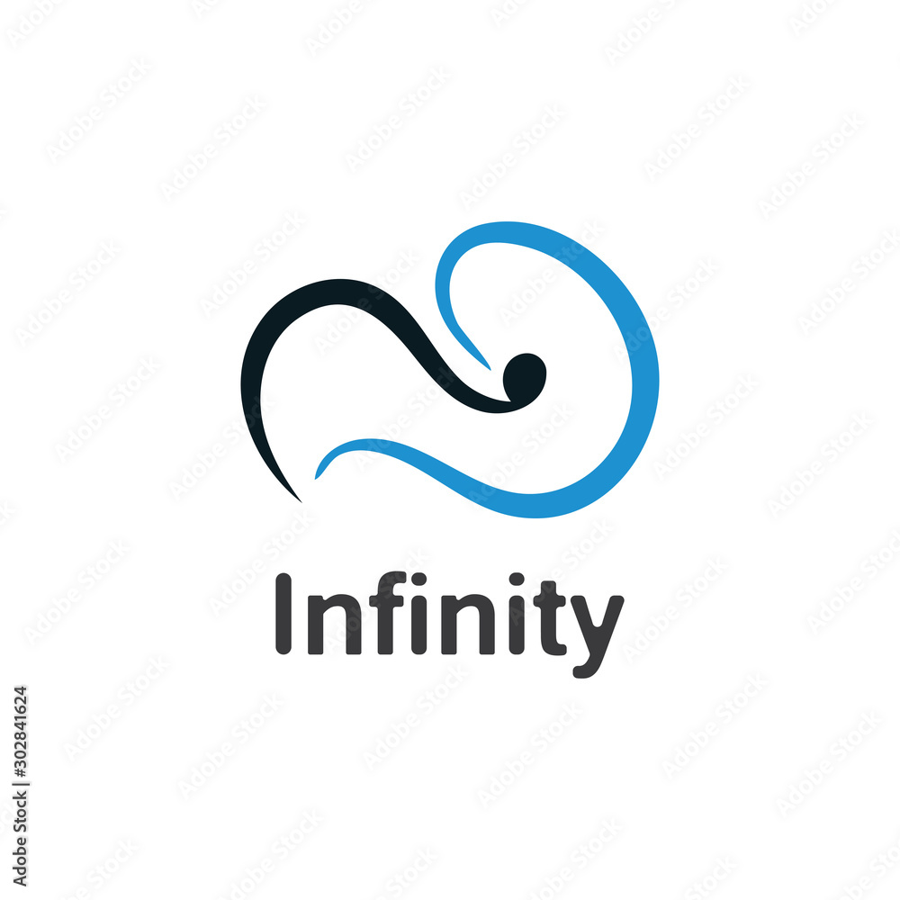 Infinity logo design inspiration vector illustration template icon Infinity logo design inspiration vector illustration template icon
