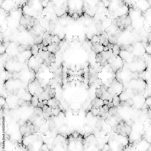 White and black marble effect background can be used as banner or poster design.