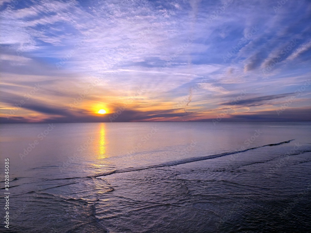Sunset at Panama City Beach, Florida