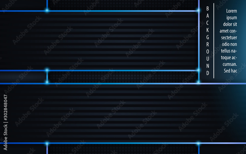 Trendy dark blue paper shapes background with light and line blue technology textured background. Modern design style vector template for element cover business, banner advertising, card corporate Trendy dark blue paper shapes background with light and line blue technology textured background. Modern design style vector template for element cover business, banner advertising, card corporate