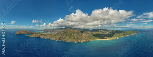 Hawaii Oahu Aerial
