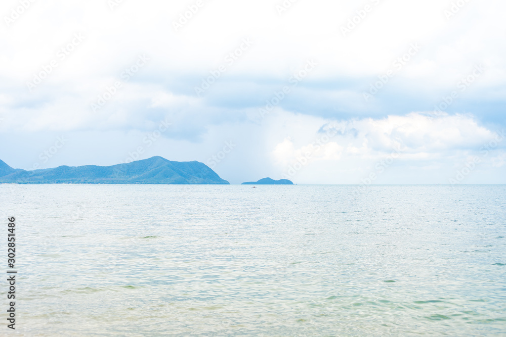 Mountains landscape at sunrise - cloudy sky in pastel colors for your design. Mountains landscape at sunrise - cloudy sky in pastel colors for your design.