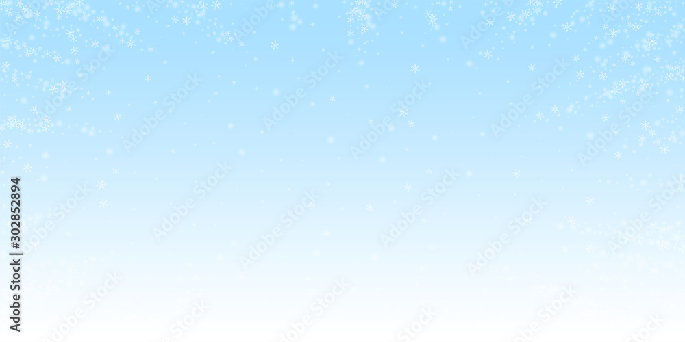 Beautiful glowing snow Christmas background. Subtl