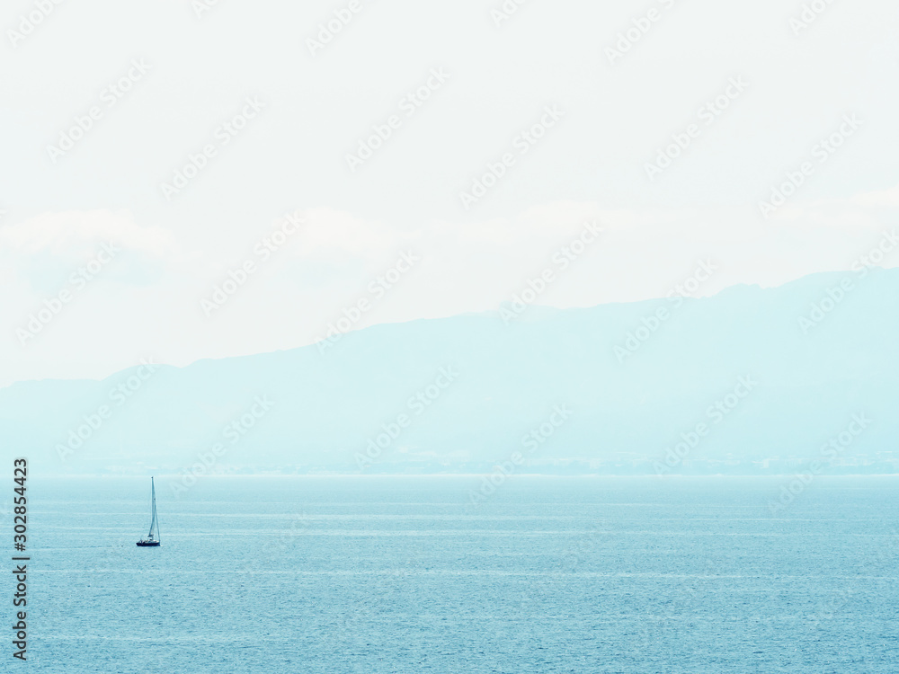 Morning sea off the coast of Costa Brava Morning sea off the coast of Costa Brava