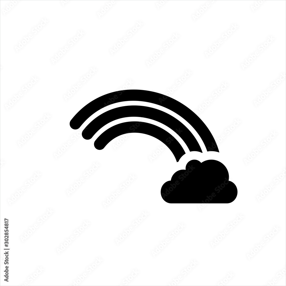 Rainbow icon in trendy flat style isolated on background. Rainbow icon page symbol for your web site design Rainbow icon logo, app, UI. Rainbow icon Vector illustration, EPS10. Rainbow icon in trendy flat style isolated on background. Rainbow icon page symbol for your web site design Rainbow icon logo, app, UI. Rainbow icon Vector illustration, EPS10.