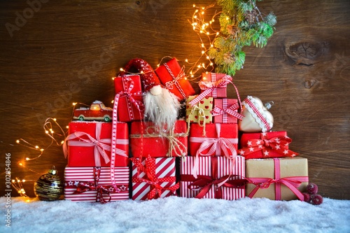Weihnachten Hintergrund mit...