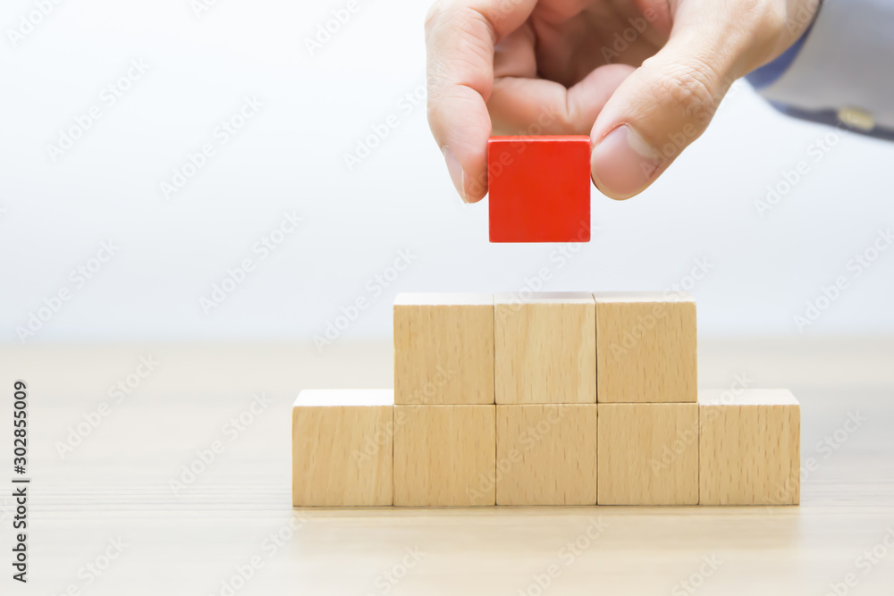 Wooden blocks toy stacked with out graphic. Wooden blocks toy stacked with out graphic.