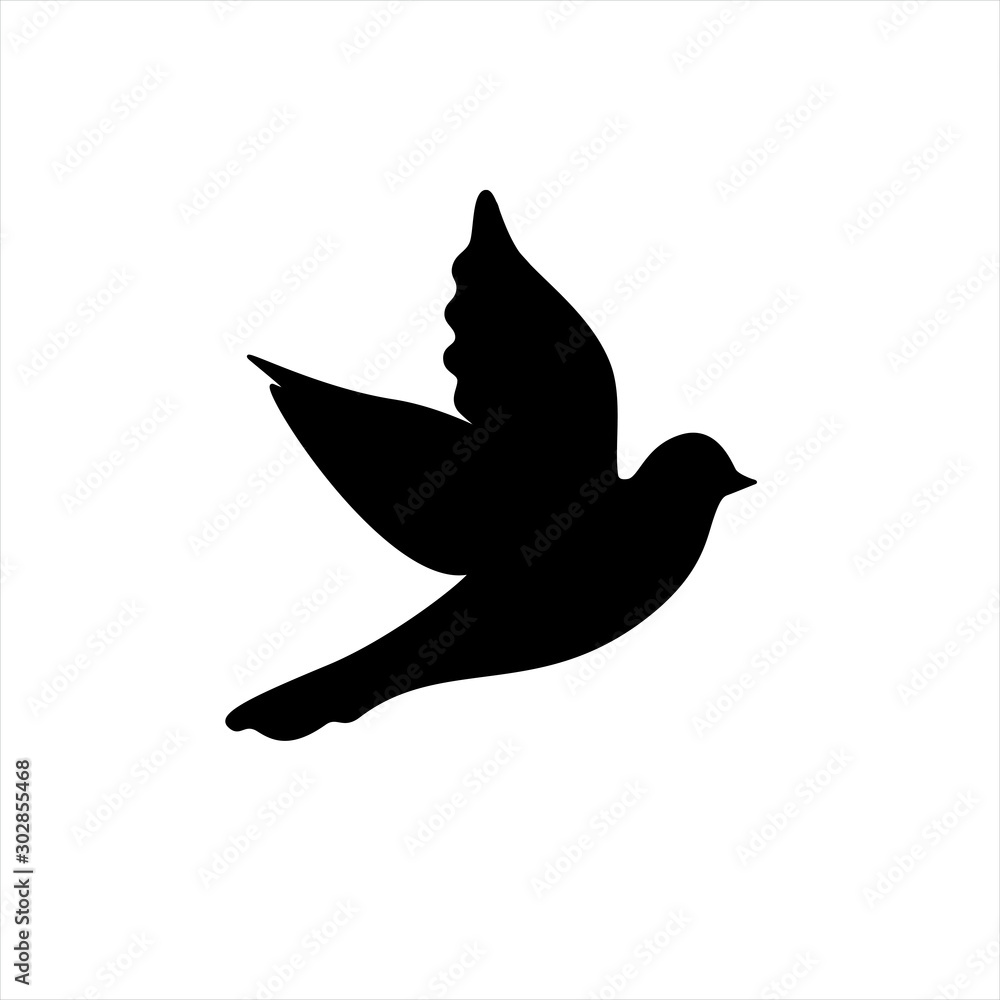 Dove icon in trendy flat style isolated on background. Dove icon page symbol for your web site design Dove icon logo, app, UI. Dove icon Vector illustration, EPS10.