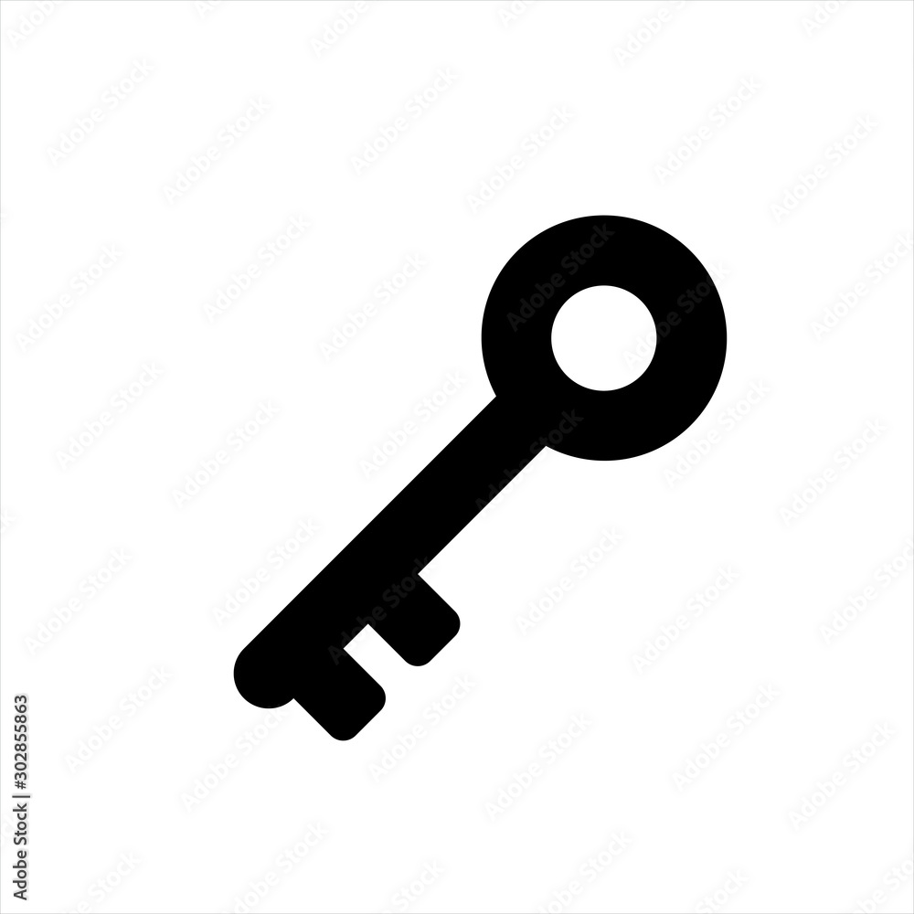 Key icon in trendy flat style isolated on background. Key icon page symbol for your web site design Key icon logo, app, UI. Key icon Vector illustration, EPS10. Key icon in trendy flat style isolated on background. Key icon page symbol for your web site design Key icon logo, app, UI. Key icon Vector illustration, EPS10.