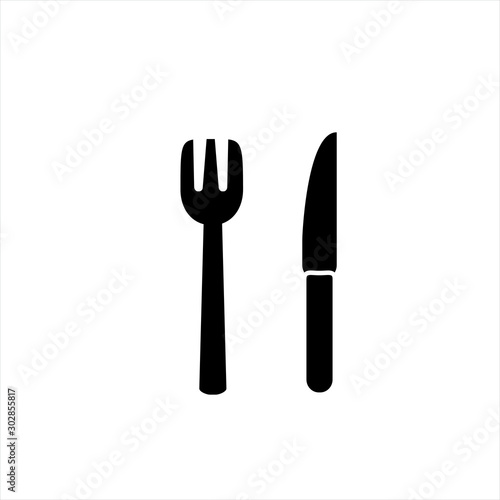 Fork icon in trendy flat style isolated on background. Fork icon page symbol for your web site design Fork icon logo, app, UI. Fork icon Vector illustration, EPS10.