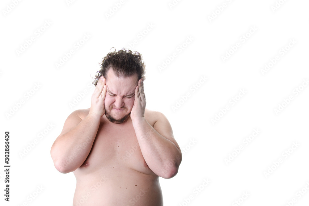 Headache. Man and health problems. Headache. Man and health problems.