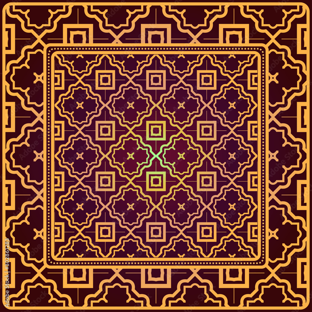 Creative patchwork geometric pattern. Vector illustration Creative patchwork geometric pattern. Vector illustration
