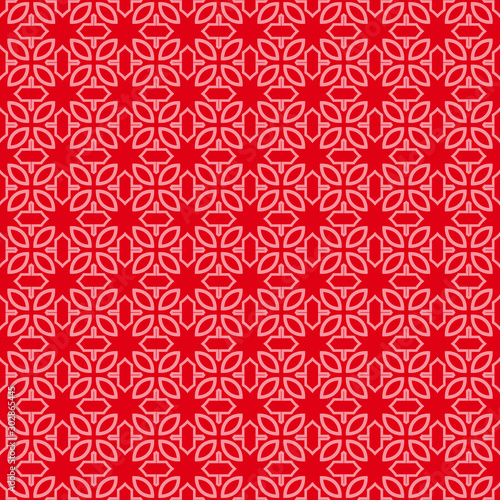 Seamless geometric pattern with modern ornamnet. Vector illustration © Bonya Sharp Claw