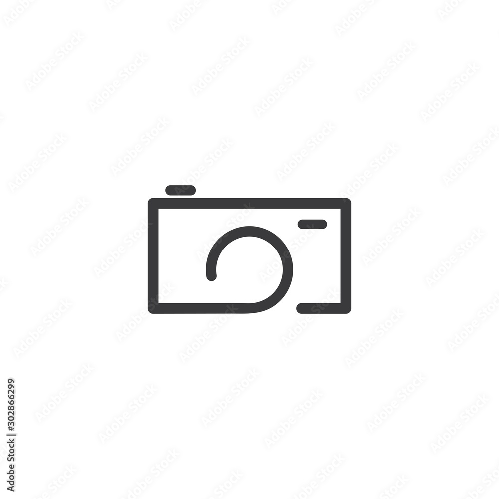 Camera Photography logo template vector icon illustration design Camera Photography logo template vector icon illustration design