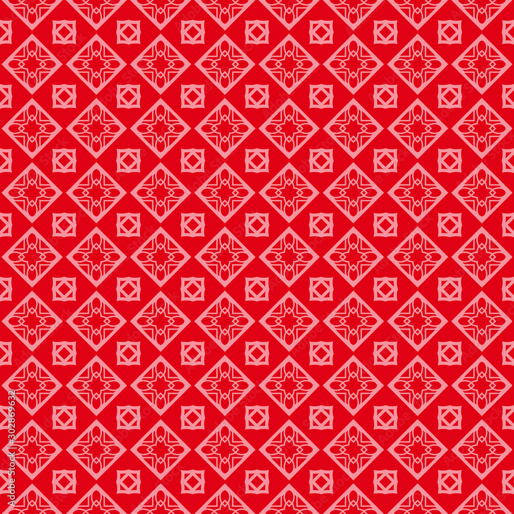 Seamless geometric pattern with modern ornamnet. Vector illustration