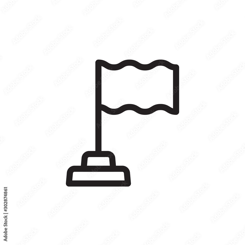 flat line flag icon. Logo element illustration. flag design. vector eps 10 . flag concept. Can be used in web and mobile . flat line flag icon. Logo element illustration. flag design. vector eps 10 . flag concept. Can be used in web and mobile .