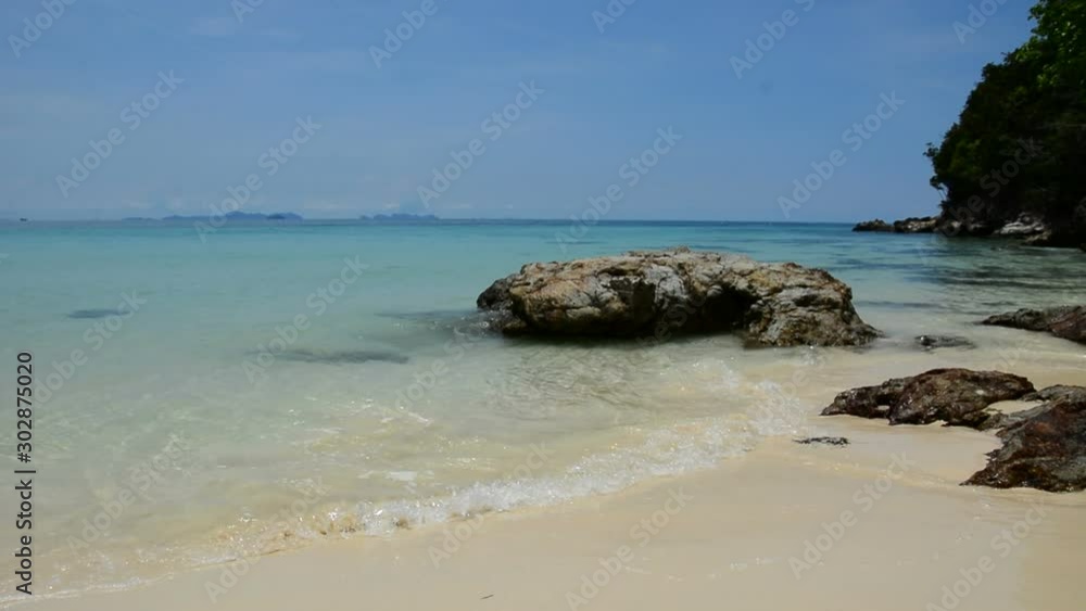 tropical beach sea with sky tropical beach sea with sky