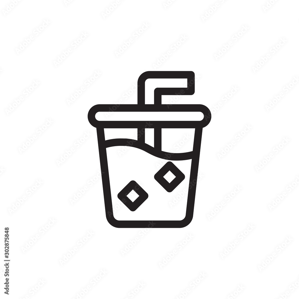 flat line juice icon. Logo element illustration. juice design. vector eps 10 . juice concept. Can be used in web and mobile . flat line juice icon. Logo element illustration. juice design. vector eps 10 . juice concept. Can be used in web and mobile .